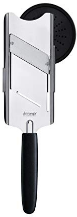 triangle Feinhobel Professional mit Restehalter - Made in Germany/Solingen | Stufenlos einstellbar, Edelstahl 18/10, austauschbare Klinge, spülmaschinengeeignet, 25,8 x 6,7 cm