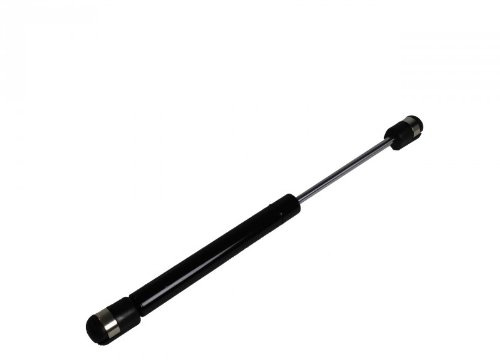 Gasdruckfeder mit Kugelkopfaufnahme - Länge, Ausschubkraft u. Farbe nach Wahl, Farbe:schwarz, Ausschubkraft (N):150, Hub (mm):148