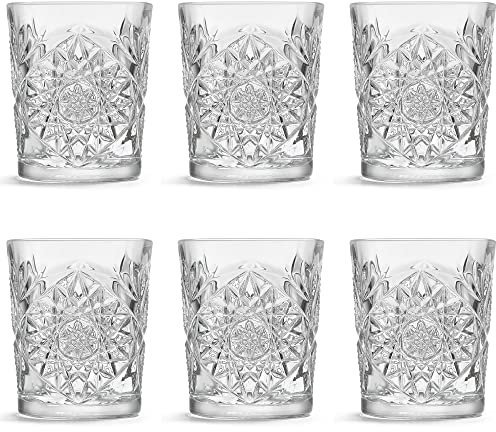 Libbey Vaso Hobstar - 355 ml / 35,5 cl - 6 Unidades - Diseño Vintage - Apto Para Lavavajillas