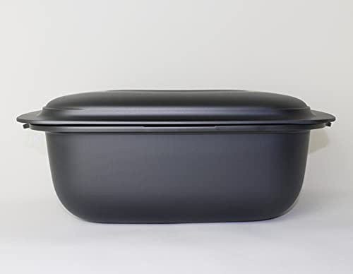 TUPPERWARE Ultra Pro 5,7 L Kasserolle Bräter Auflaufform + Mini Trichter Lila