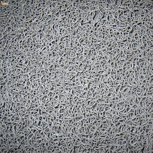 BricoLoco.com Felpudo Entrada casa, terraza. Goma Rizo Exterior o Interior. Gris. por Metros o Rollo. Ancho 1,20 MTS. x 2 MTS. Largo. Espesor 14 mm. Sin Base. Alfombra Vinilo rizos. (Gris, 2)