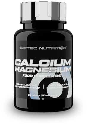 Scitec Nutrition Calcium-Magnesium, Nahrungsergänzungsmittel Tablette mit Calcium und Magnesium, 90 Tablette