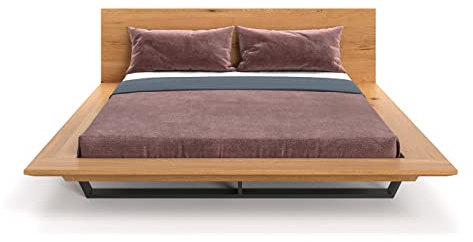 Danzz Loft-Bett Nova aus massiver Eiche und Metall, exklusiv und elegant, 140x200 cm