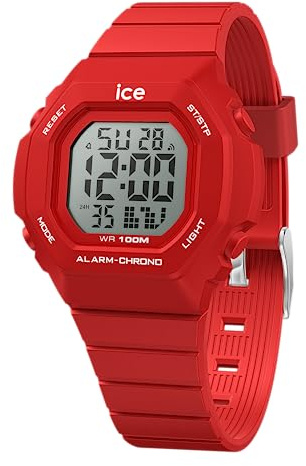 ICE-WATCH - Ice Digit Ultra Red - Rote Jungen/Unisexuhr mit Plastikarmband - 022099 (Small)
