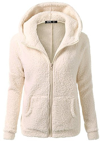 2025 Chaquetas de Felpa Suave para Mujer Cálida Cremallera Abrigo con Capucha Casual Suéter Ligero y Cómodo Sweatshirt Hoodie Talla Grande Rapa Mjuer Invierno Blusas Tops Cazadora Jersey