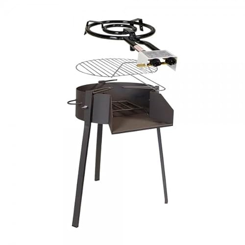 Bilake Barbacoa Portátil de Gas (Ø40cm | Barbacoa + Quemador de Gas)