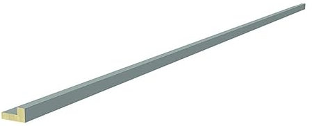 M2 Traders Classic Shaker Kitchen Cabinet Universal Trim (L) 2400mm - Green