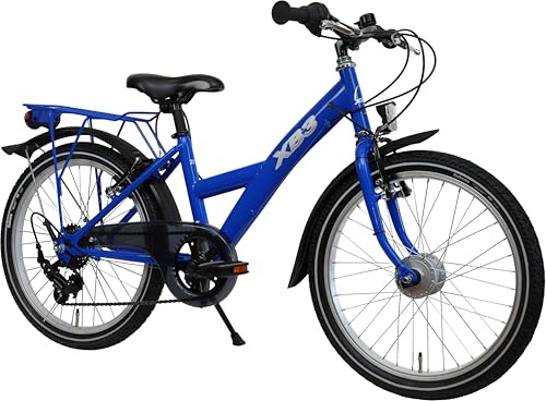 XB3 20 Zoll Kinderfahrrad 6 Gang mit Nabendynamo blau