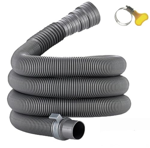 Drain Hose,Extension Pipe,Washing Machine Hose,Drain Pipe Washing Machine Dishwasher Drain Waste Hose Extension Pipe with Hose Clamps Set Wash Machine Accessories