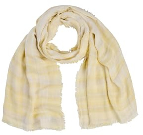 camel active Damen Softer Webschal | Weicher Webschal aus Baumwoll-Leinen-mix, vielseitig einsetzbar im Alltag