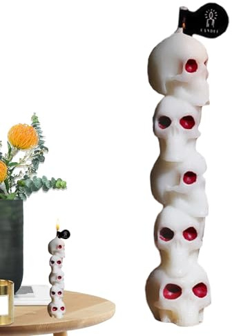 Yaztauho Velas de Otoño | Velas de de Halloween Decoración,Centros de Mesa Decorativos Artesanales para Navidad Invierno Estudio Porche