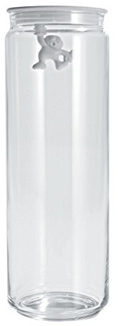Alessi AMDR08 W rund transparent Einmachglas