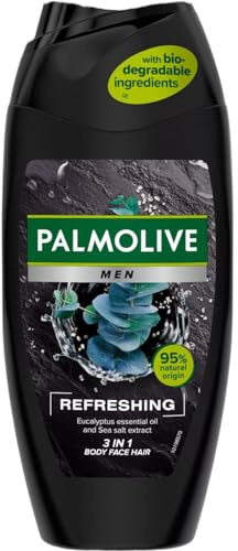 6er Pack - PALMOLIVE Men Duschgel 3in1 (Körper/Gesicht/Haare) - Refreshing - 250 ml