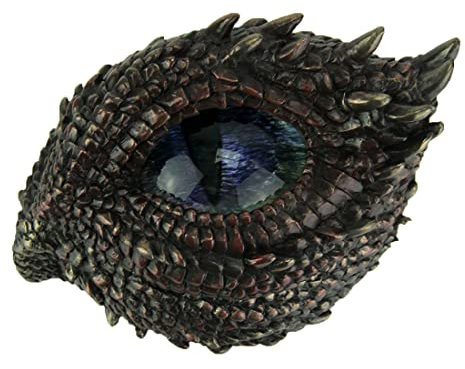 Veronese Design Kunstharz Deko Boxen Antik Bronze Finish Dornteufel Eye Schmuckkästchen/Stash Box 12,1 x 7,6 x 8,9 cm Bronze