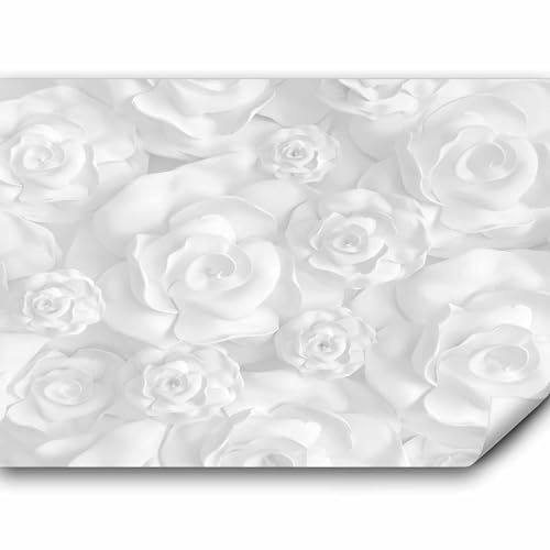 murando - Fototapete Vlies Blumen, 400x280 cm, Schlafzimmer, Wohnzimmer | Full HD Druck, 3D-Effekt, lichtbeständige Farben, ideal fürs Wohn- oder Schlafzimmer, schnelle Montage, lichtbeständig, edel