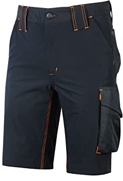 U-POWER | Pantaloni da Lavoro Uomo Estivi MERCURY, in Tessuto Stretch, Slim-Fit, Idrorepellente, 86% nylon 14% spandex