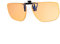 Horus X • Clip-On Clear • Aufsteckfilter für Korrektionsbrillen • Blaulichtfilter Brille • Hoher Schutz für Bildschirme (Videospiele, Konsole, Computer, PC) | Amber
