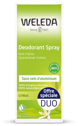 Weleda déodorant citrus lot de 2 x 100ml