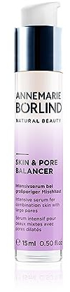 ANNEMARIE BÖRLIND Skin & Pore Balancer 15 ml, Verfeinerndes Intensivserum | Intensivserum für großporige Mischhaut, Wirkt Talgregulierend, Porenverfeinernd, Mattiert Den Teint, Gegen Unreinheiten