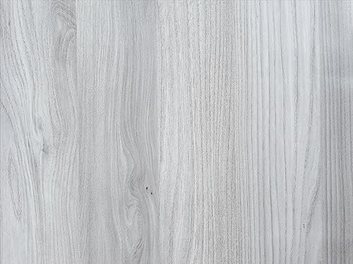 DecoMeister Papel Adhesivo Efecto Madera Roble Gris Claro Lámina Autoadhesiva Para Muebles Vinilo Decorativo Para Forrar Pegatina Para Cocina Mesa Encimera Pared Armario En Rollo 67,5 x 50 cm
