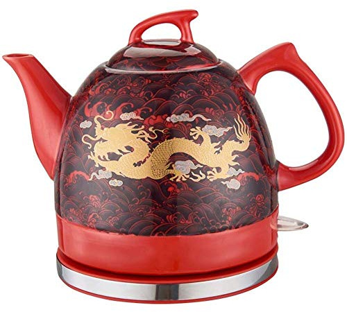 DameCo Kettles Electric Ceramic Cordless Kettle Teapot-Retro 1L Jug, 1200W Water Fast For Tea, Coffee, Soup Fast interesting