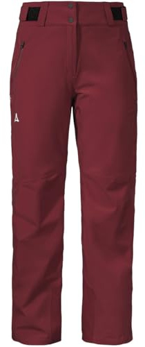 Schöffel Damen Pontresina Ski Hose, Dark Burgundy, 44