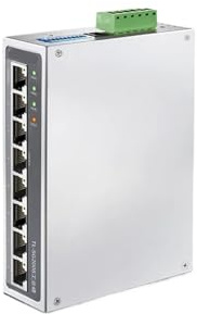 SOEWGAIJI Switch Ethernet Industriale Gigabit a 8 Porte Splitter Internet hub Industriale con Montaggio a Parete su Guida DIN 1000Base-T TL-SG2008