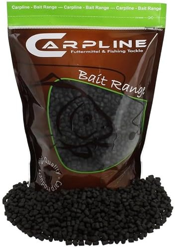 Carpline24 Bloody Halibut Pellets - 5 Kg - 6 mm - Karpfenfutter zum Anfüttern & Angeln von Karpfen, Carp Baits, Futterpellets als Angelköder