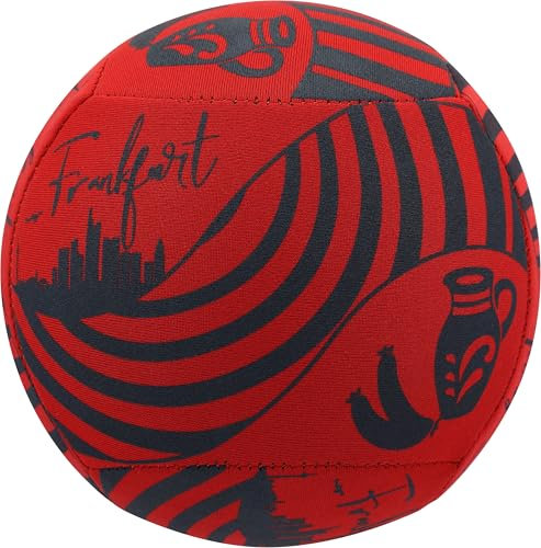 Sunflex® Neopren Zubehör Beach- und Funball Frankfurtball Größe 3 | Freiteitball & Strandball weich & leicht für den Strand & das Wasser | Souvenir Spielball & für Jede Altersgruppe