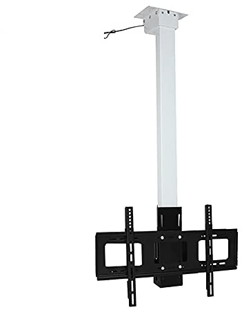 TV Stand,tv Wall Mount Motorized Ceiling TV Mount, for 32-75 Inch Flat and Curved TVs Up to 50kg, Multiple Patterns,B