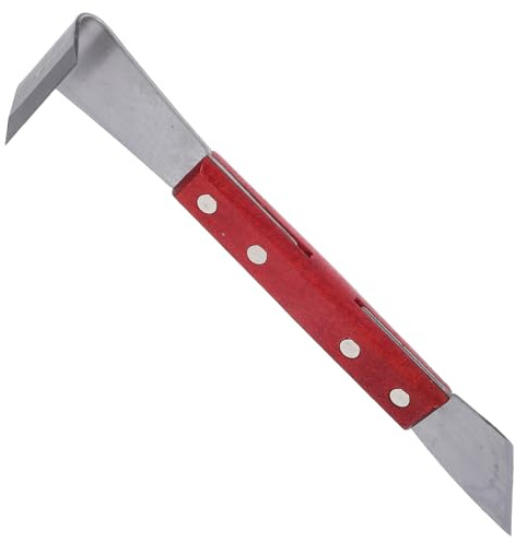 VALICLUD Raschietto per Corteccia Manico in Legno Antiscivolo Strumento Professionale per Scortecciare e Rifinire Alberi da Giardino per Giardinaggio e Potatura in Colore Casuale