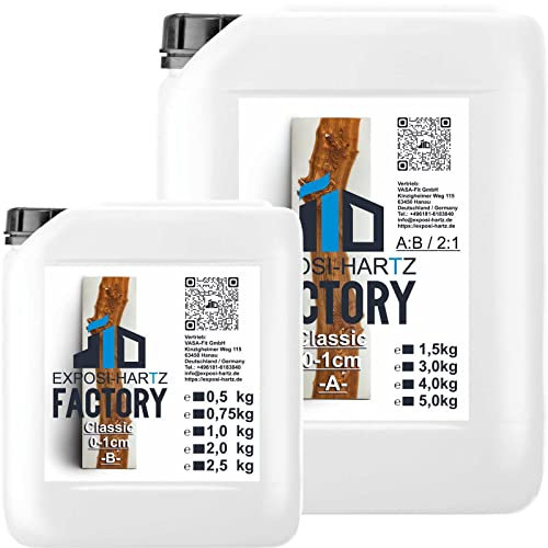 Exposi-Hartz-Classic Epoxidharz mit Härter 15,0kg (10,0kg A +5,0kg B)