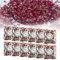 skytowards 12 Paquetes Confeti de Boda Natural, Pétalos de Rosa, Flores Secas Biodegradables para Decoración de Fiesta (Rojo y Amarillo)
