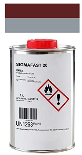 Dachfarbe Korrosionsschutz Farbe Einkomponentenlack 1L für Metall Stahlelemente Chassis grau rot-braun