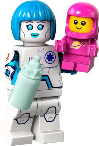 Auswahl: Lego 71046 Minifiguren Weltraum - Serie 26 - Minifigures Sammelfiguren + Gratispostkarte (06 - Krankenschwester-Android)