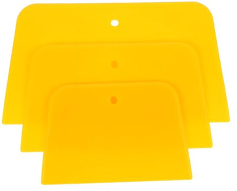 TINEASUR 3pezzi Spalmatori per Riempitivi Auto Spatole Riutilizzabili per Applicazione Vernice e Riparazioni e Resistenti Facili