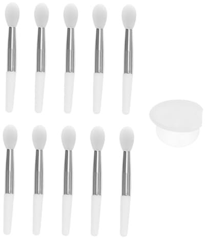 MUSISALY Silikon Lippenstift Applikatoren Mit Lippenpeeling Und Pinsel-tools Für Make-up Zubehör Geeignet Für Mädchen Und Täglichen Gebrauch