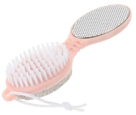 Healeved 4 in 1 Piede Pietra Pomice Pedicure Lima Calli Piedi Lima per Pietra Pomice per Piedi Pomice Con MultifunzionalePietra Strumento File Piede Spazzola Per in Scrubber Per Fi