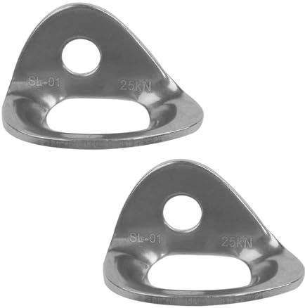 Namvo 2-piece anchor hook set, 2500 kg load capacity, stainless steel climbing frame