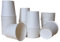 1ABOVE 50x4oz White Paper Cups, Biodegradable, Leak-Resistant Eco-Friendly Single Wall Disposable for Hot & Cold Drinks