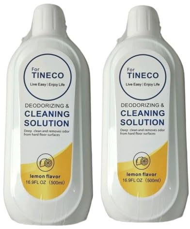 Líquido limpiador de pisos。 500ML Solución de limpieza con sabor a limón。 Compatible para Tineco FLOOR ONE S5 / S5 Combo / S5 Pro / S5 Pro。 Accesorios para robots aspiradores de todas las series(Set B