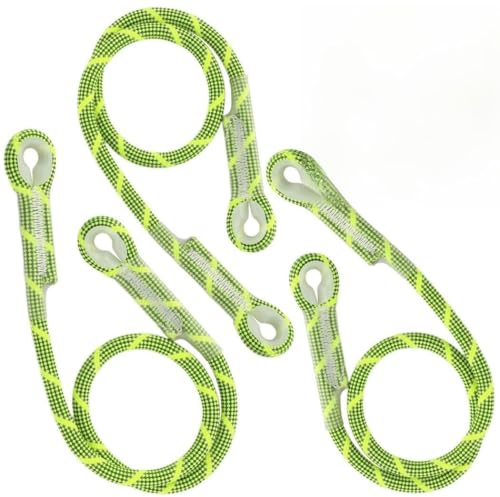 wkao Prusik Nylonschnur, 10 mm, vorgenäht, Augen-zu-Auge-Reibungsseil mit Kevlar und Polyester, 3er-Pack für vielseitige Outdoor-Anwendungen