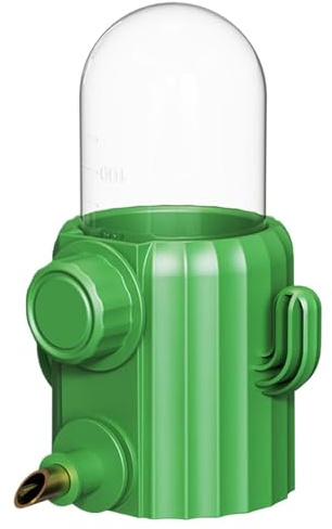 MLWSKERTY Cage D'oiseau Monté À Cage Fuite Cactus Cactus Plastique Plastique Récipient De Consommateur À Eau pour Arrosage Dispensateur d'eau De