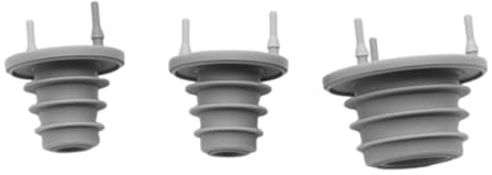 Duyeuau Multi Purpose Rubber Sealing Gasket Leakproof Seal Plug Replacement Parts For Robotic Vacuum Cleaners Water Tanks Rubber Sealing Sleeve