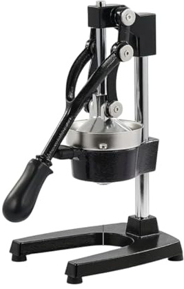 Orange,Grapefruit And Lemon Juicer - Maximum Juice - Heavy Duty Cast Iron Base And Handle - Non-Slip Suction Cup Base, Manual Juicer