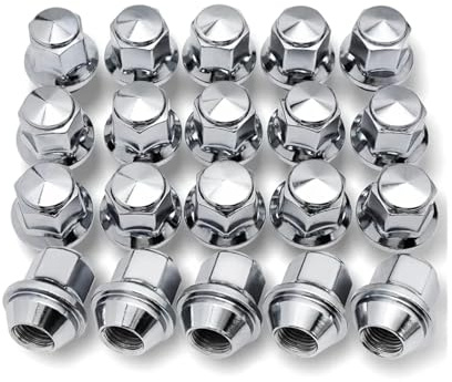 Pernos de rueda Compatible con Ford Para Mustang Para Explorer 2015-2020 Tuercas rueda 14 x 1,5 mm 37 mm con tornillos aleación hexagonales 21 mm y 13/16