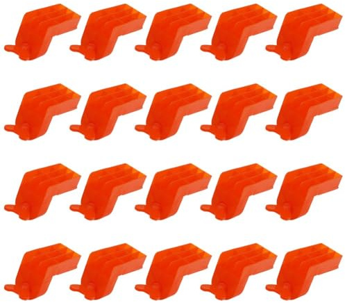 NiuLumea 20PCS Male Angle Tile Leveling System Clips and Spacers Floor and Wall Tile Fixing with Tape, Construction Tools Laying, Reusable for Plastic Material