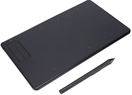 Tomantery Grafikplatta Högupplöst Passiv Teknologi Digital Ritplatta för Designfält ABS Black G12 för, för