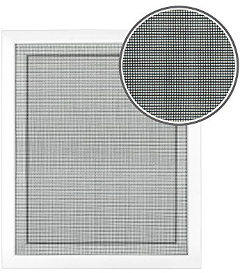 jarolift Fliegengitter Insektenschutz Fliegennetz für Fenster, ohne Bohren, Montage mit Klettband, Zuschneidbar, 150 x 300 cm, Schwarz