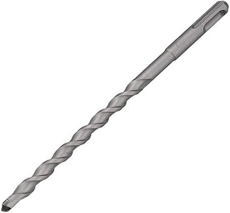 sourcing map Masonry Drill Bit 10mm x 200mm Carbide Tipped Rotary Hammer Bit Round Shank 125mm Drilling for Impact Drill